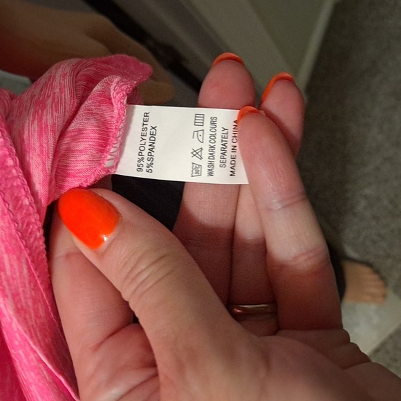 NWOT Ictive Open Back Racerback Loose Fit U-Neck Workout Tank - Picture 9 of 9